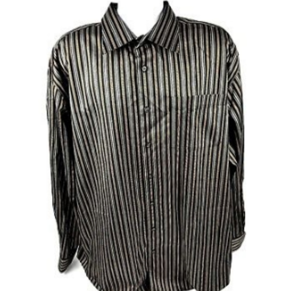 Pronto Uomo Men's 2XLT Button Front Long Sleeve